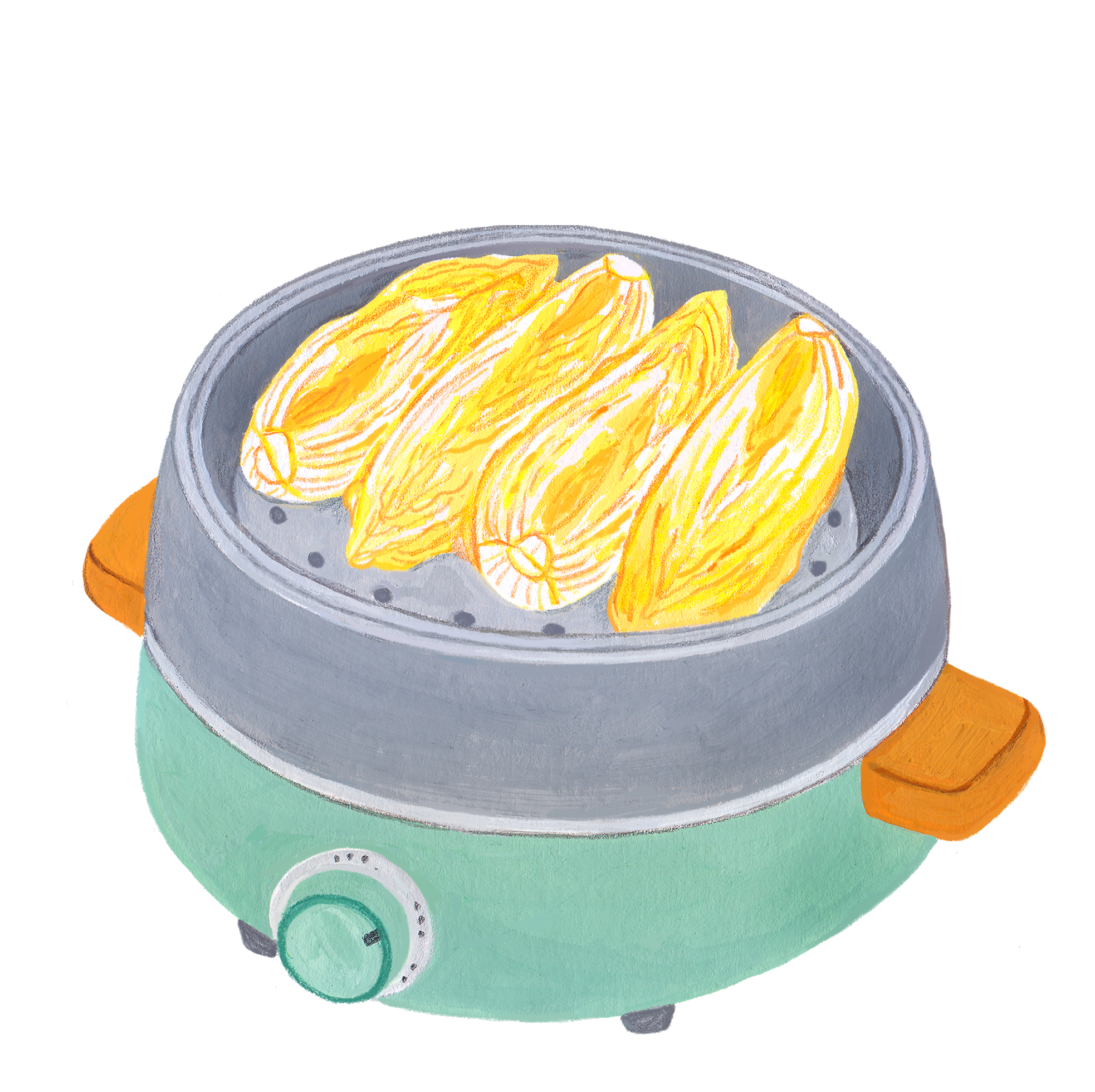 알배추를 찐 모습